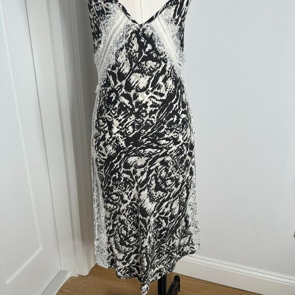 Suboo Abstract Lace Slip Dress | Midi Slip Dress Size 4 AU8 UK8 Lingerie Look - Picture 11 of 14